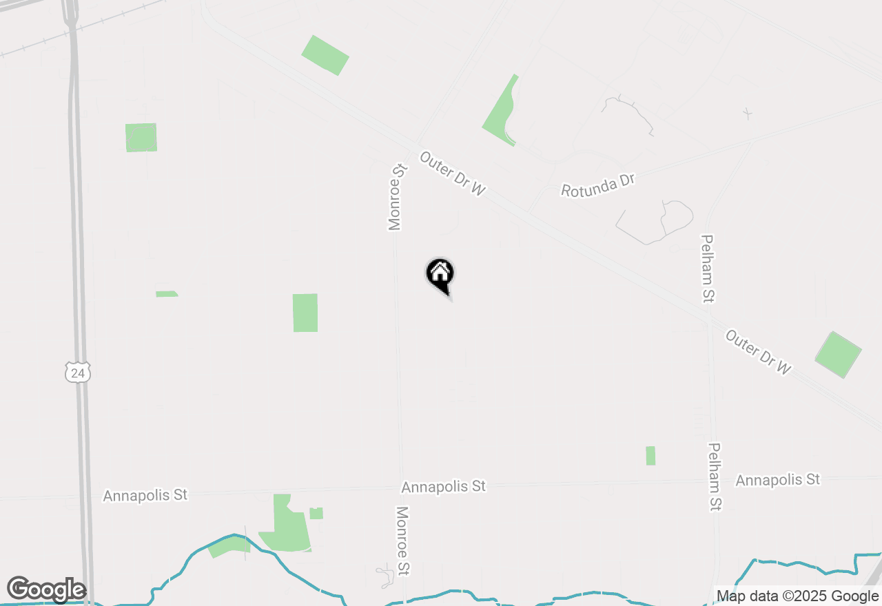 Map of 3541 Dudley Street, Dearborn, MI 48124