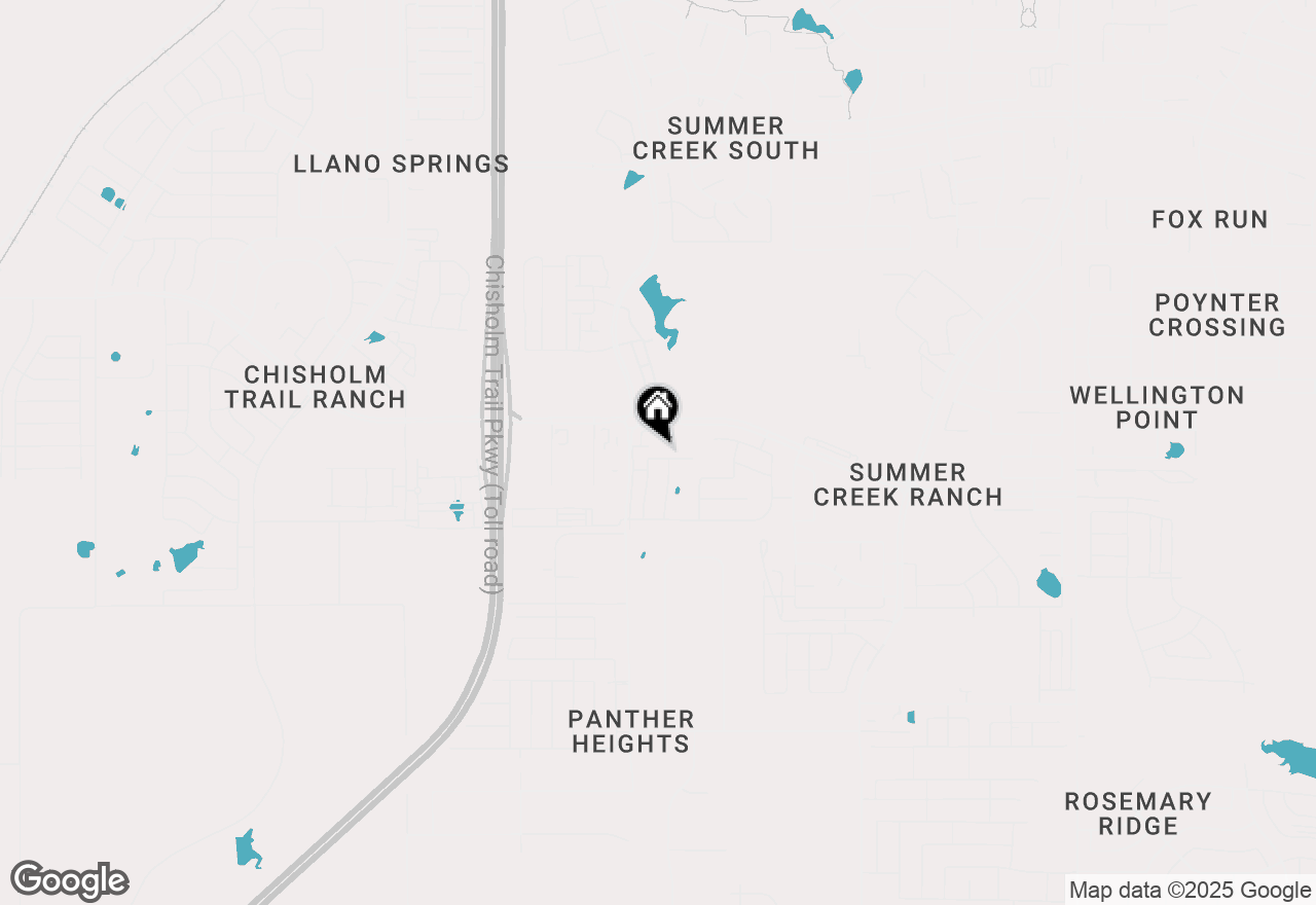 Map of 5244 Mountain Top Trail, Fort Worth, TX 76036