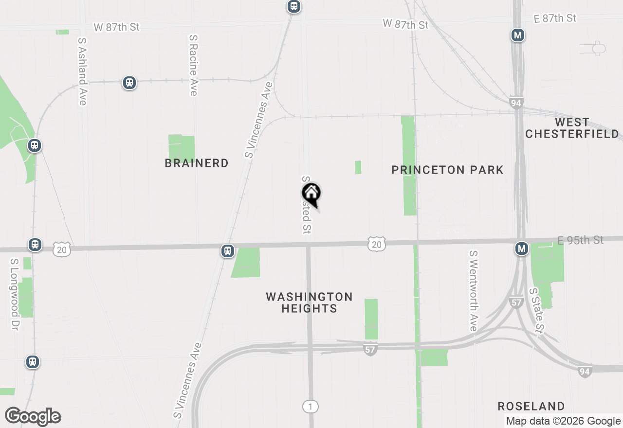 Map of 9355 S Halsted Street, Chicago, IL 60620