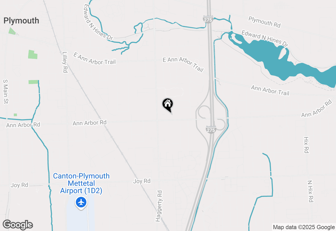 Map of 40700 Ann Arbor Road, Plymouth Twp, MI 48170
