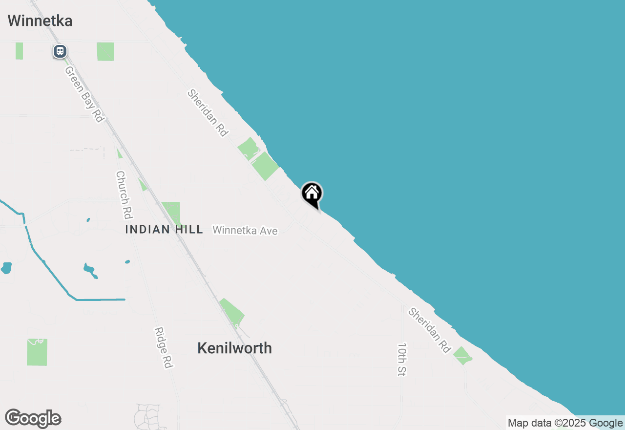 Map of 501 Sheridan Road, Kenilworth, IL 60043