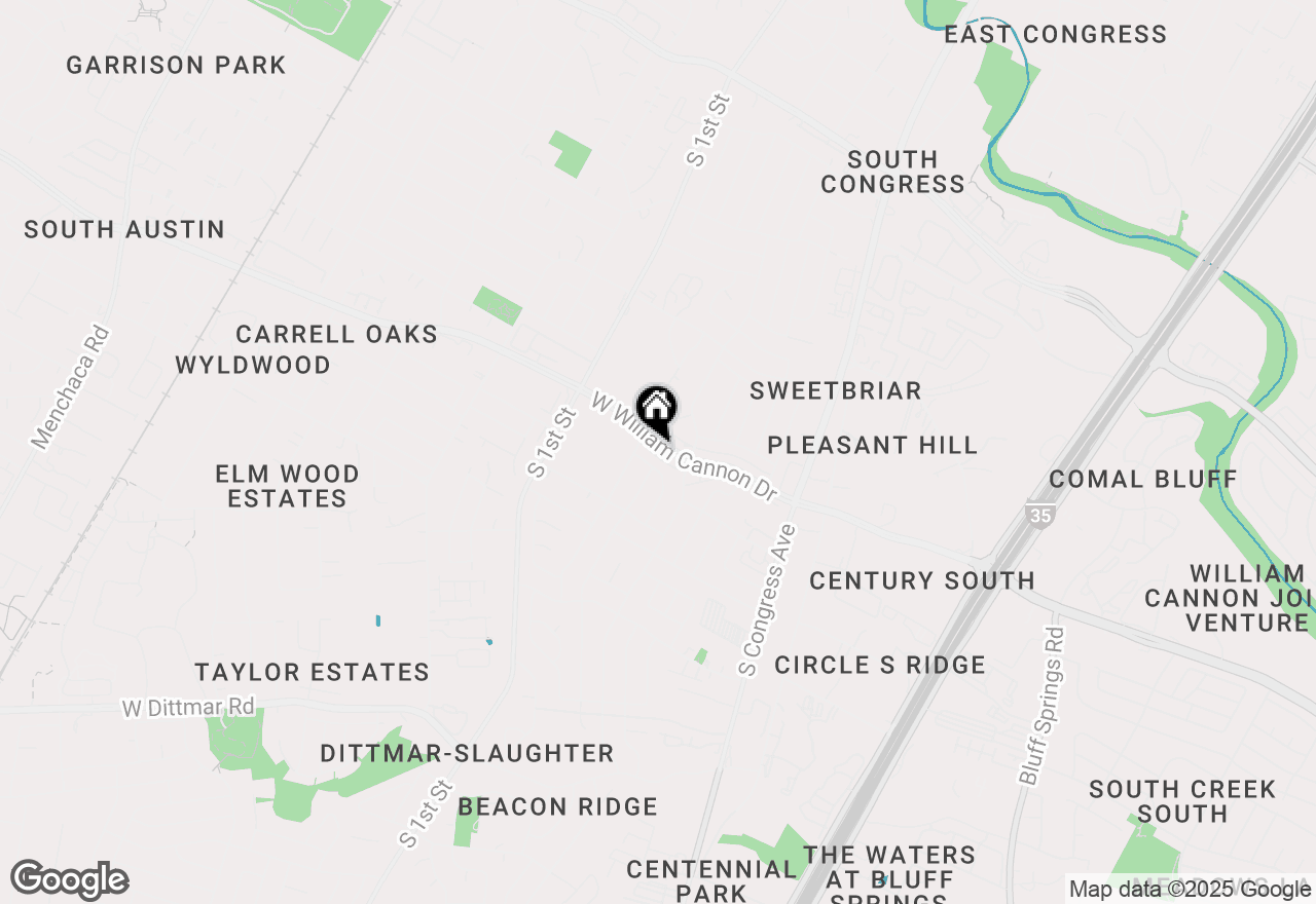 Map of 317 W William Cannon Dr #A AND B, Austin, TX 78745