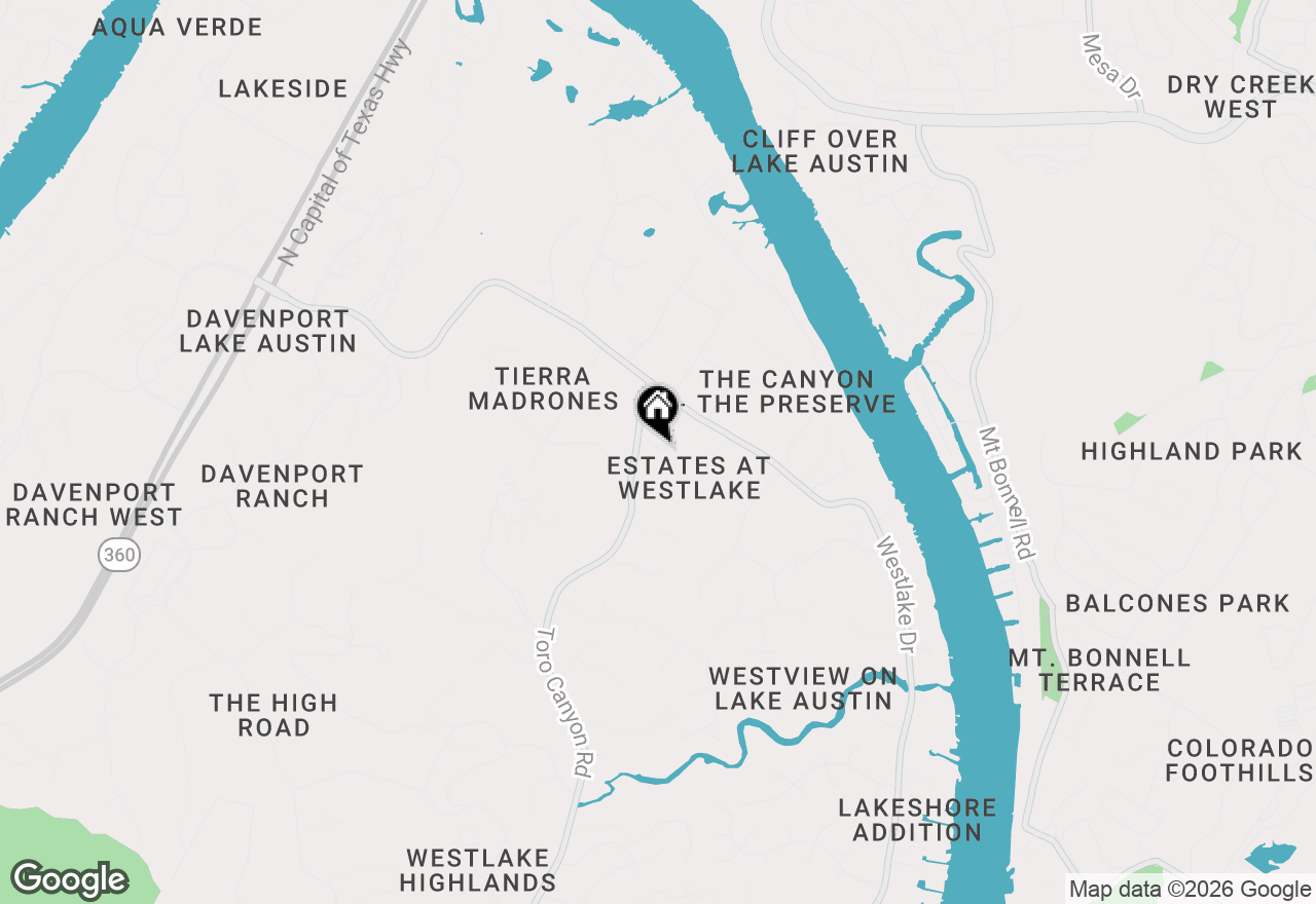 Map of 3807 Toro Canyon Rd #8, Austin, TX 78746