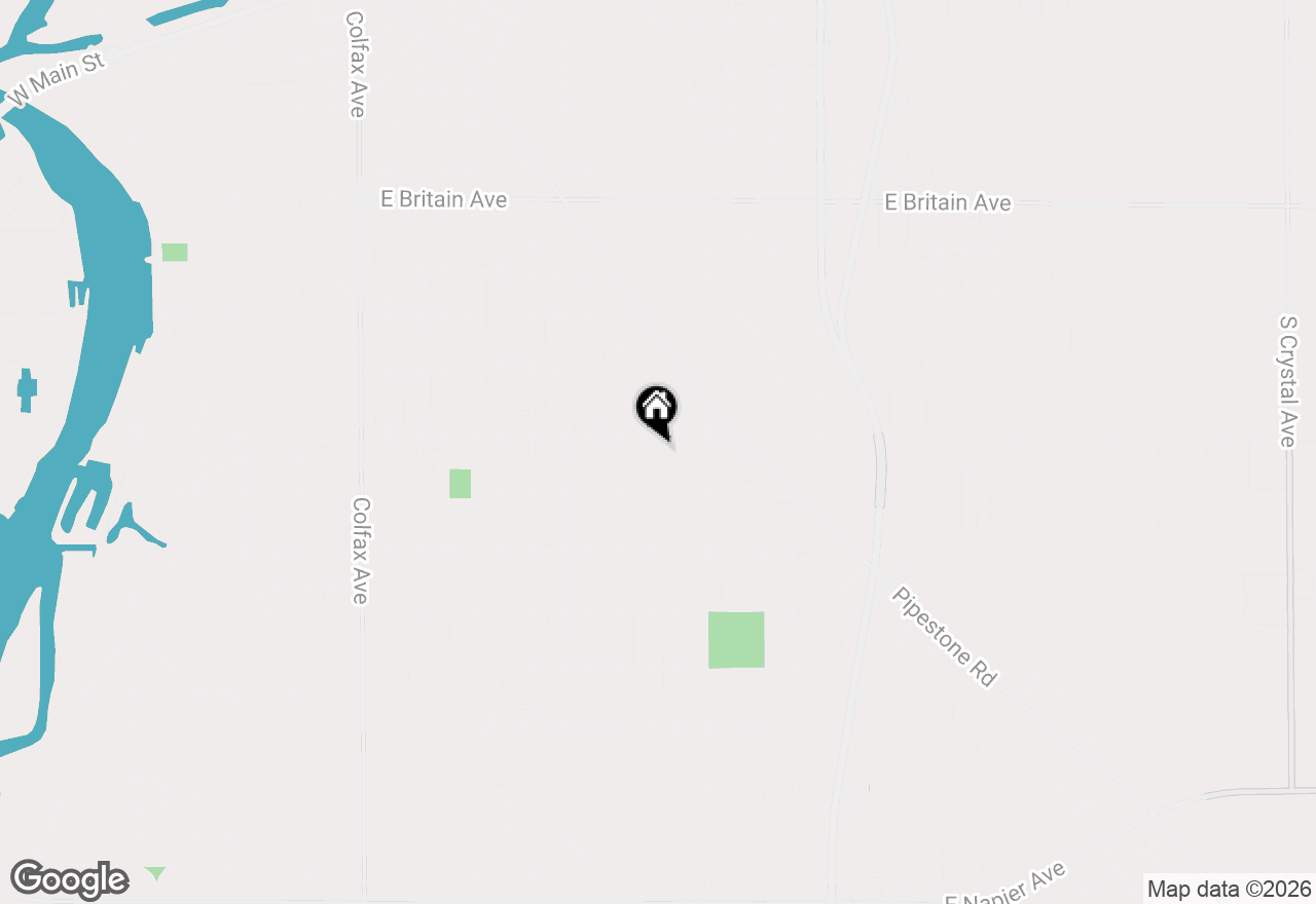 Map of 931 Jennings Avenue, Benton Harbor, MI 49022