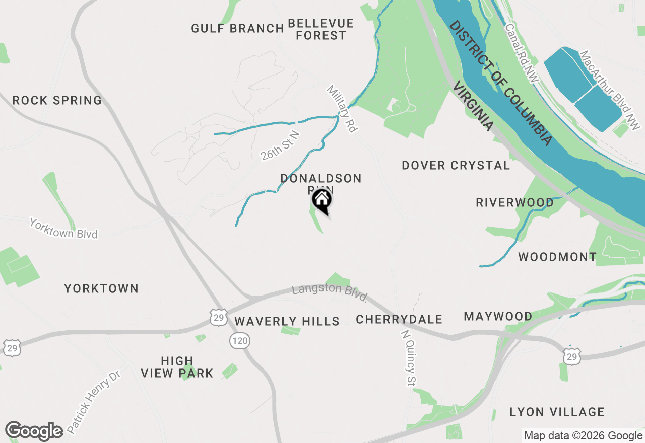 Map of 2425 N Taylor Street, Arlington, VA 22207