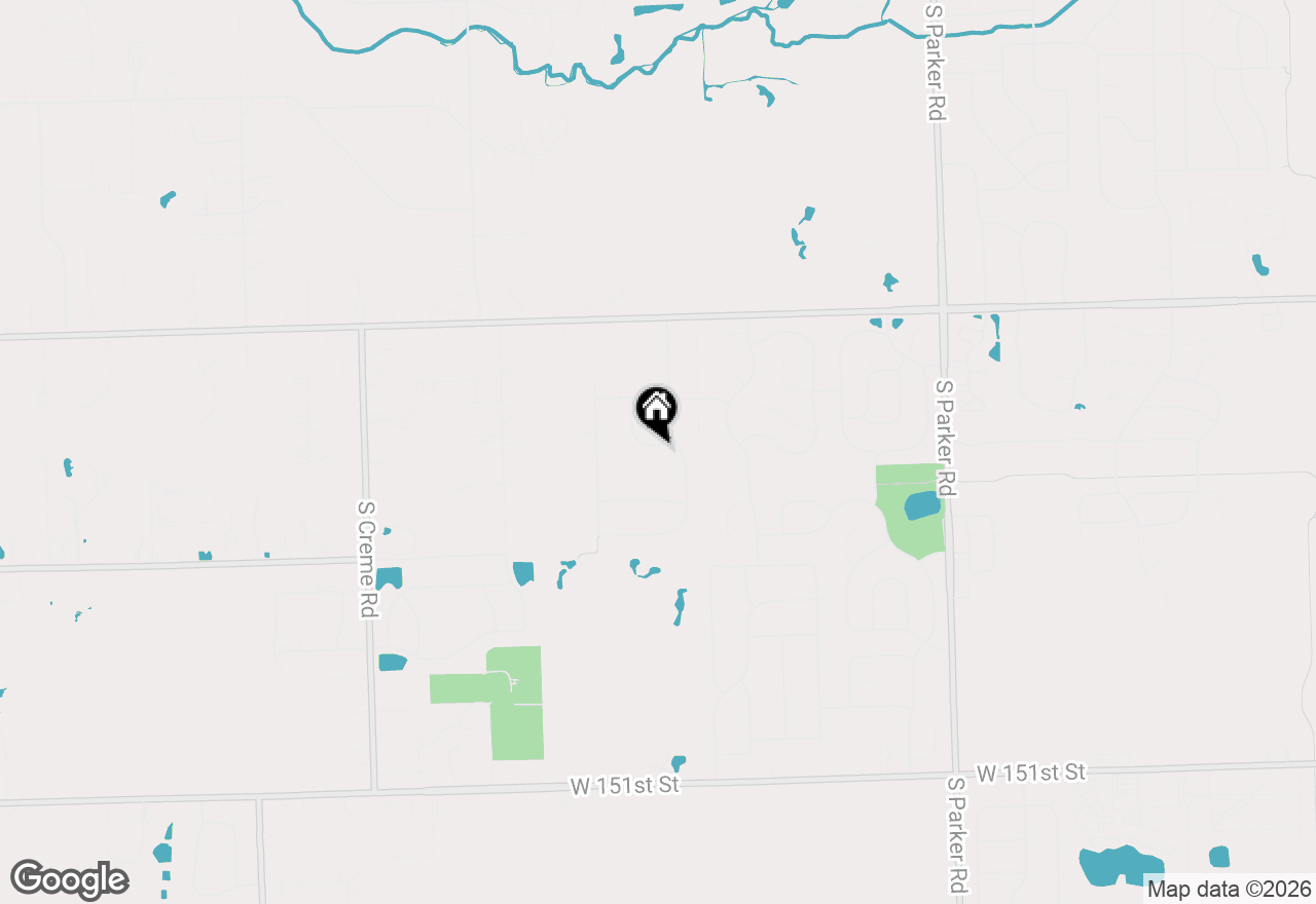 Map of 14516 S Casey Lane, Homer Glen, IL 60491