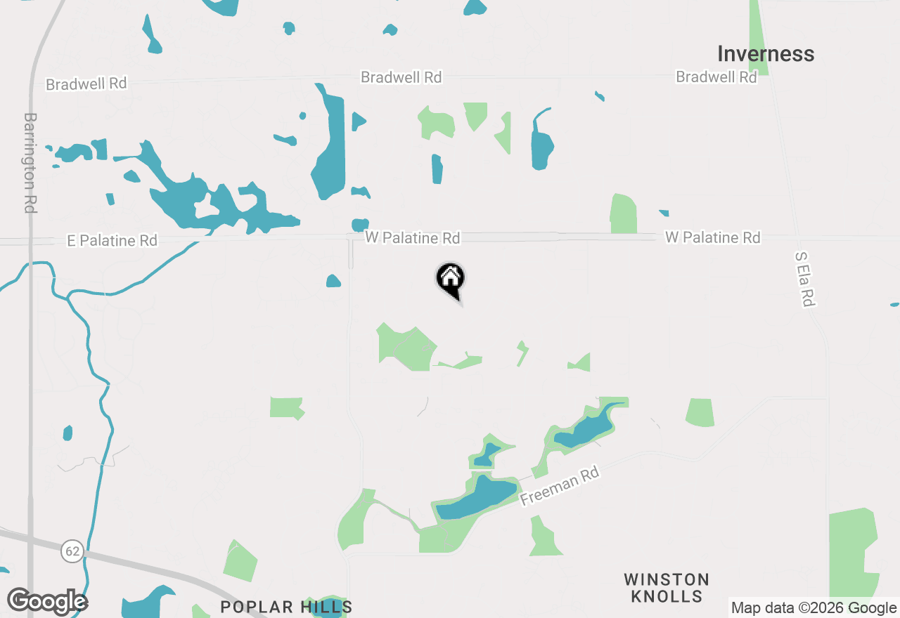 Map of 1426 W Sapphire Drive, Hoffman Estates, IL 60192
