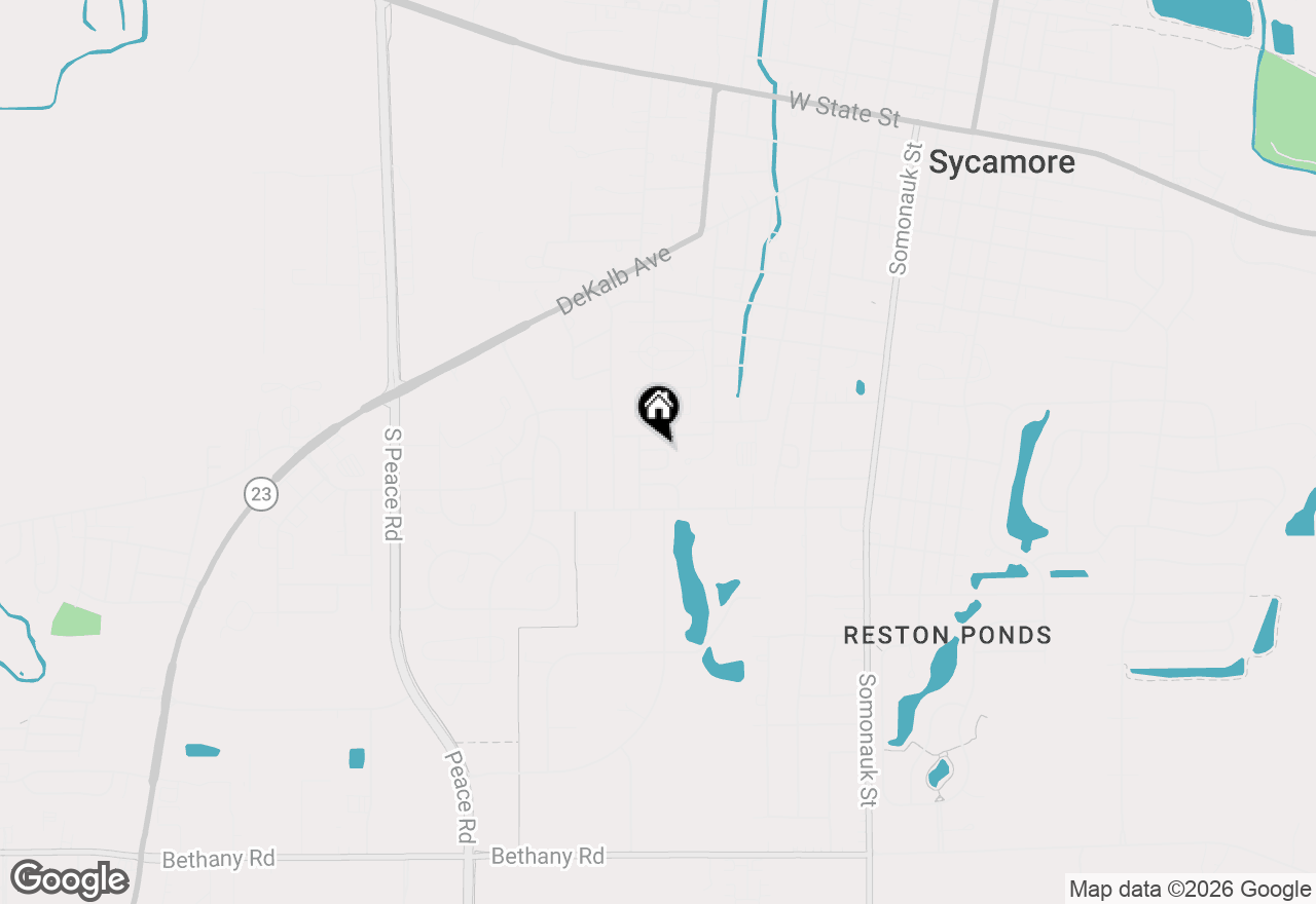 Map of 682 Windsor Court, Sycamore, IL 60178