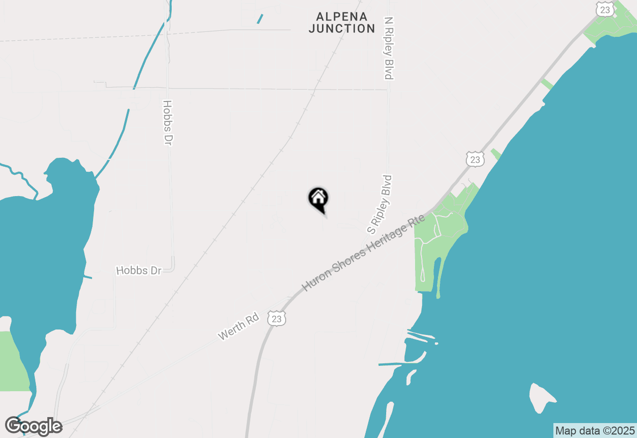 Map of 504 North Street, Alpena, MI 49707