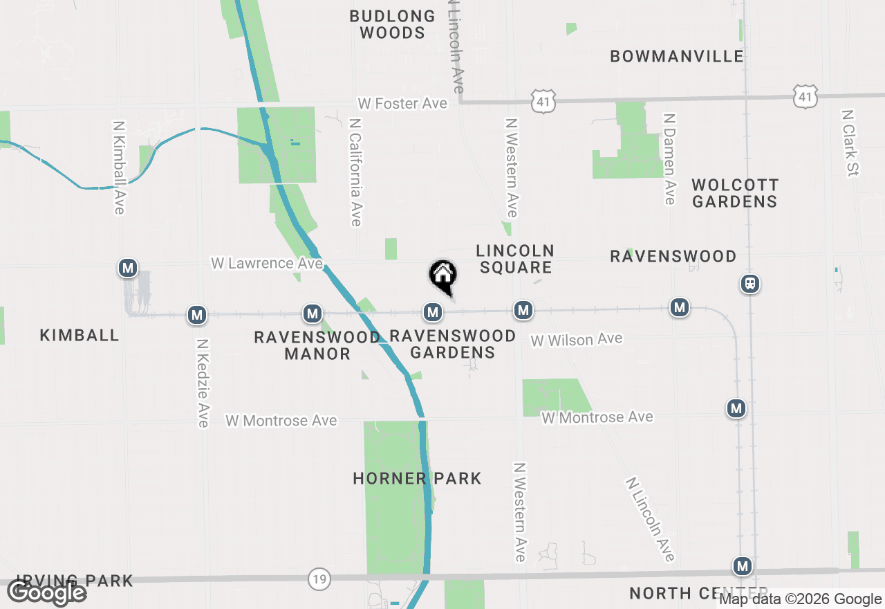 Map of 2555 W Leland Avenue #305, Chicago, IL 60625