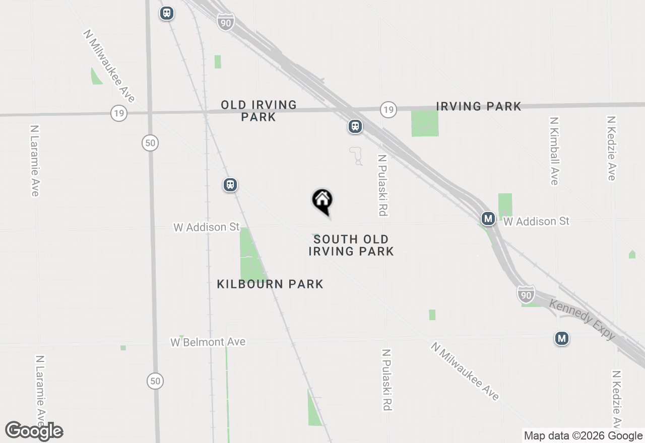 Map of 3602 N Keeler Avenue, Chicago, IL 60641