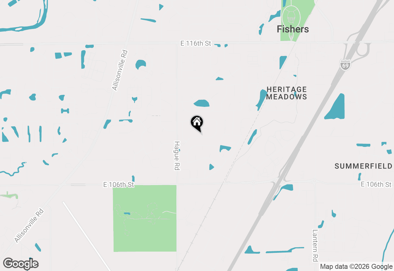Map of 7598 Timber Springs Drive S, Fishers, IN 46038