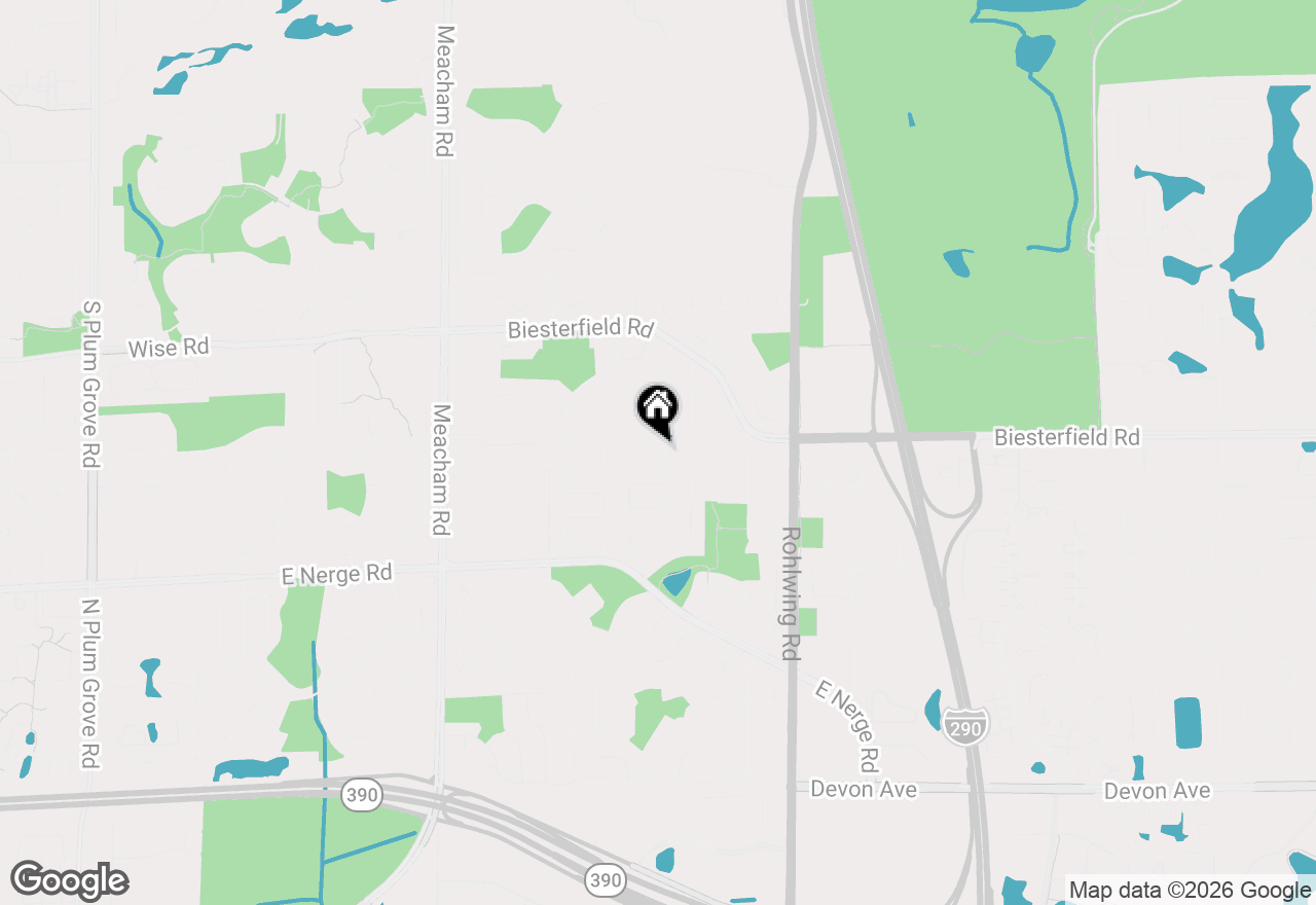 Map of 1067 Carpenter Court, Elk Grove Village, IL 60007