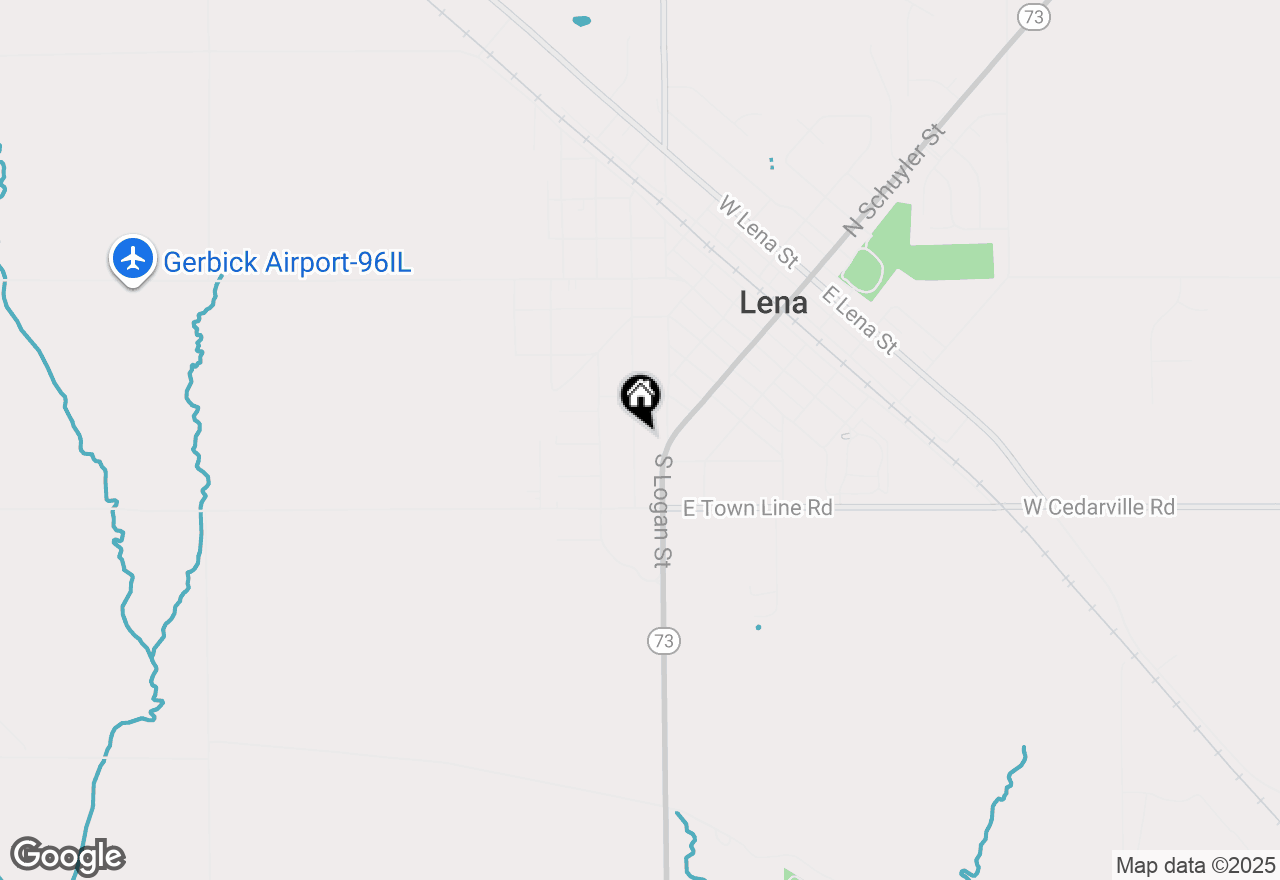 Map of 714 Maple Street, Lena, IL 61048
