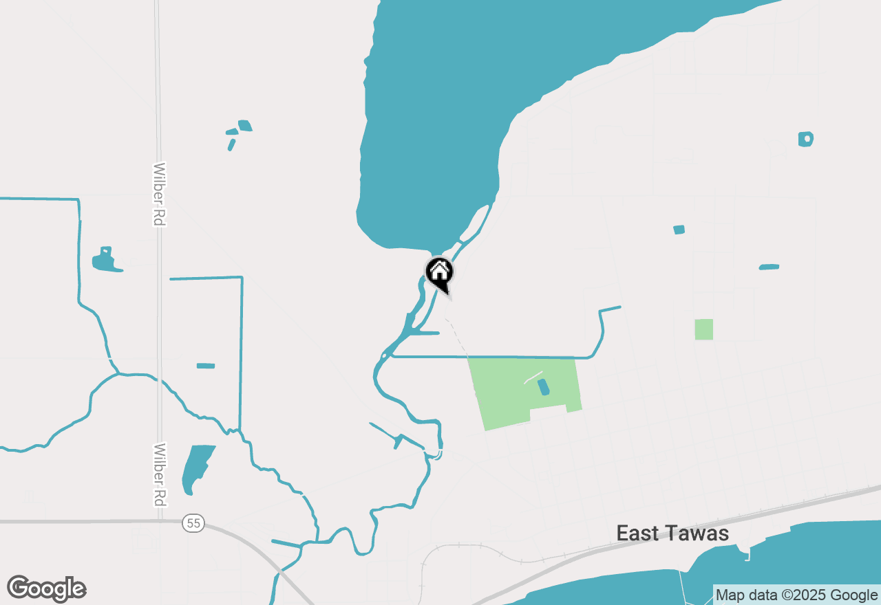 Map of 541 Rainbow Drive, East Tawas, MI 48730