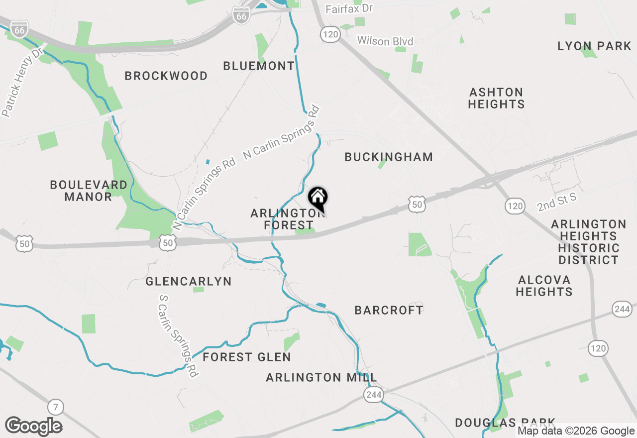 Map of 4763 1st Street N, Arlington, VA 22203