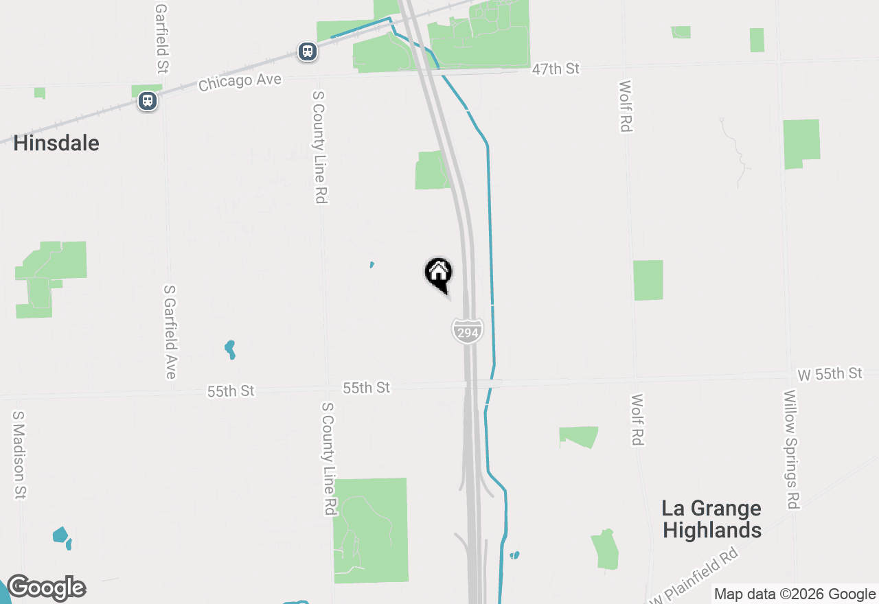 Map of 753 Wilson Lane, Hinsdale, IL 60521
