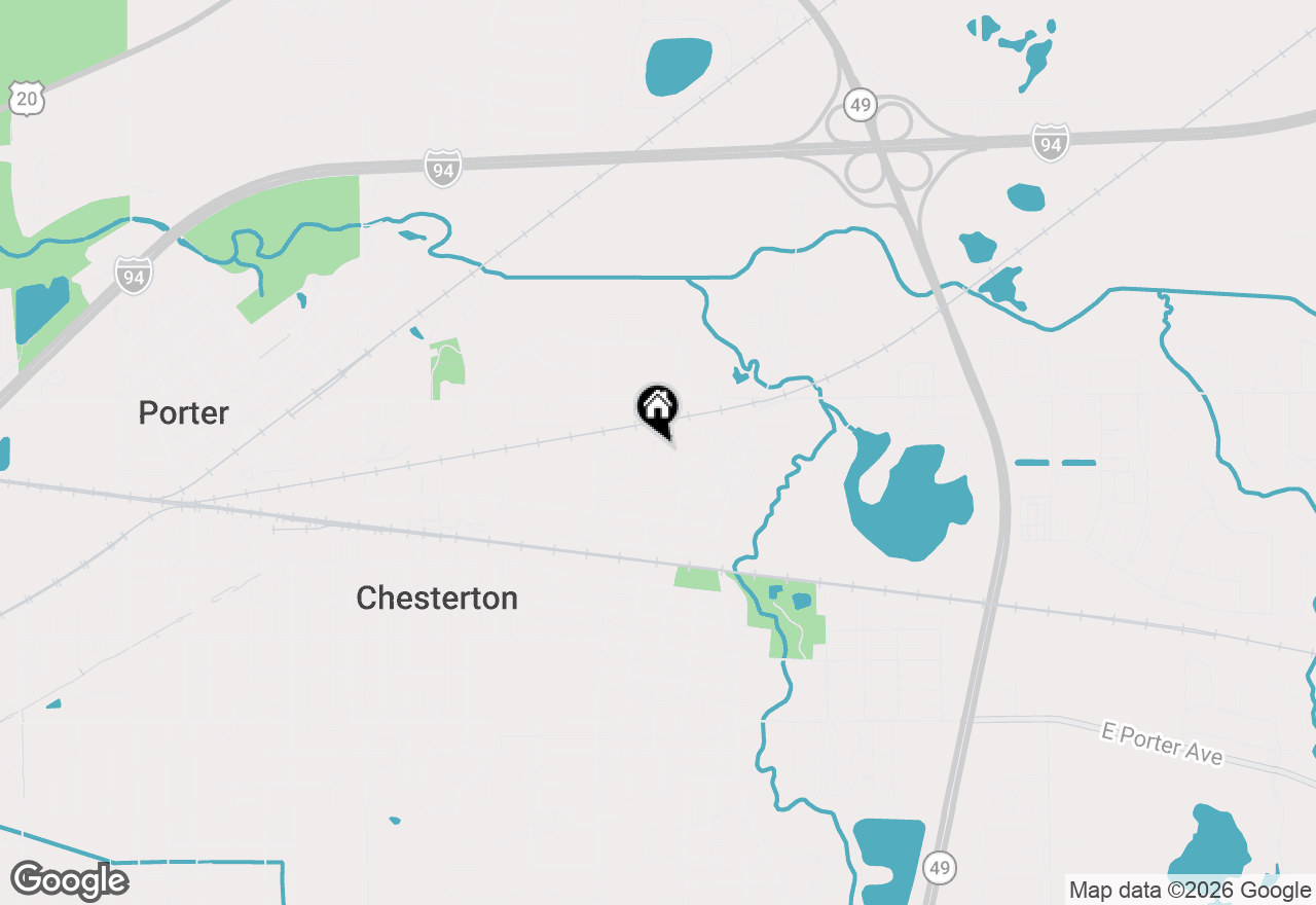 Map of 326 Brown Court, Chesterton, IN 46304