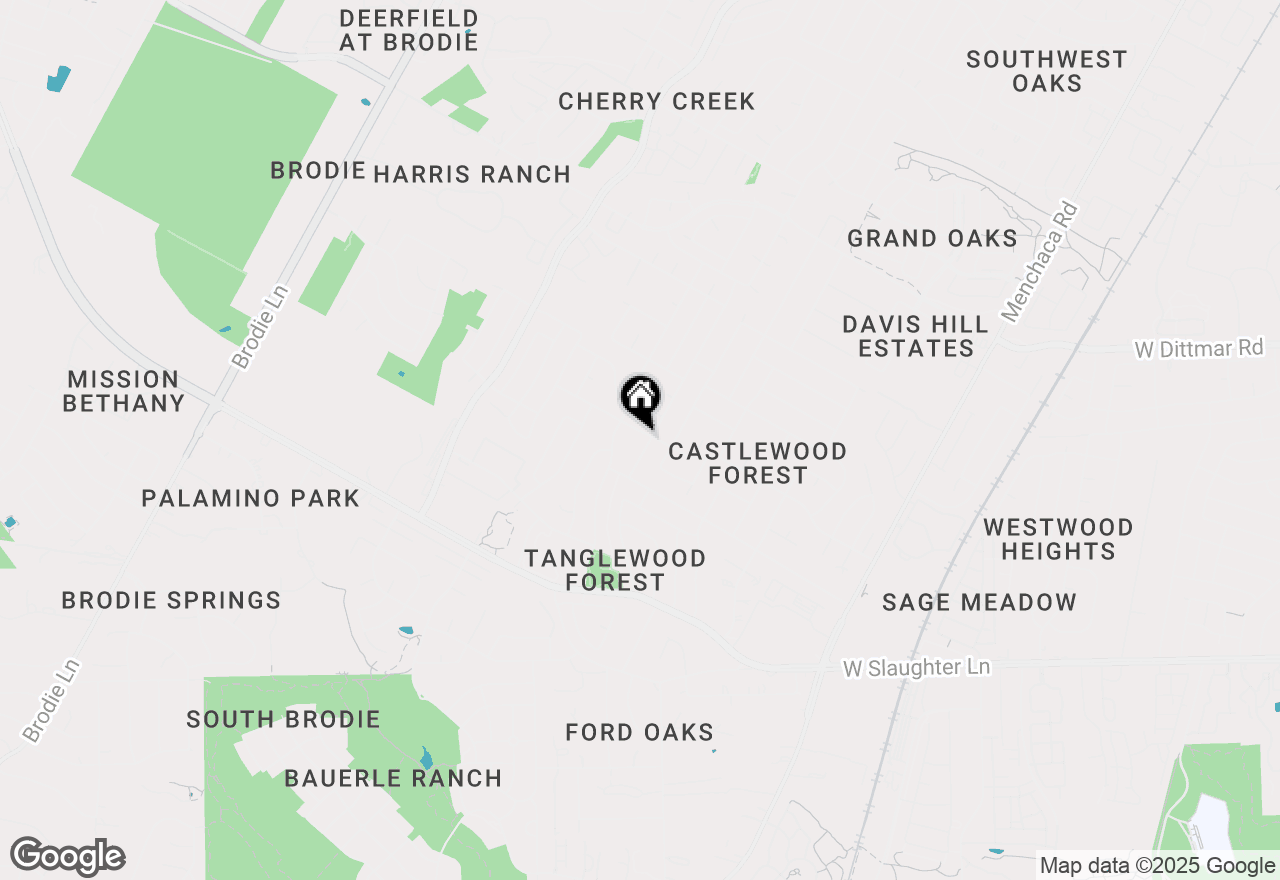 Map of 2617 Crownspoint Dr, Austin, TX 78748