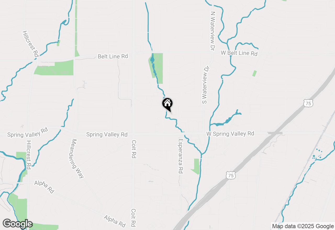 Map of 891 Dublin Drive #3, Richardson, TX 75080