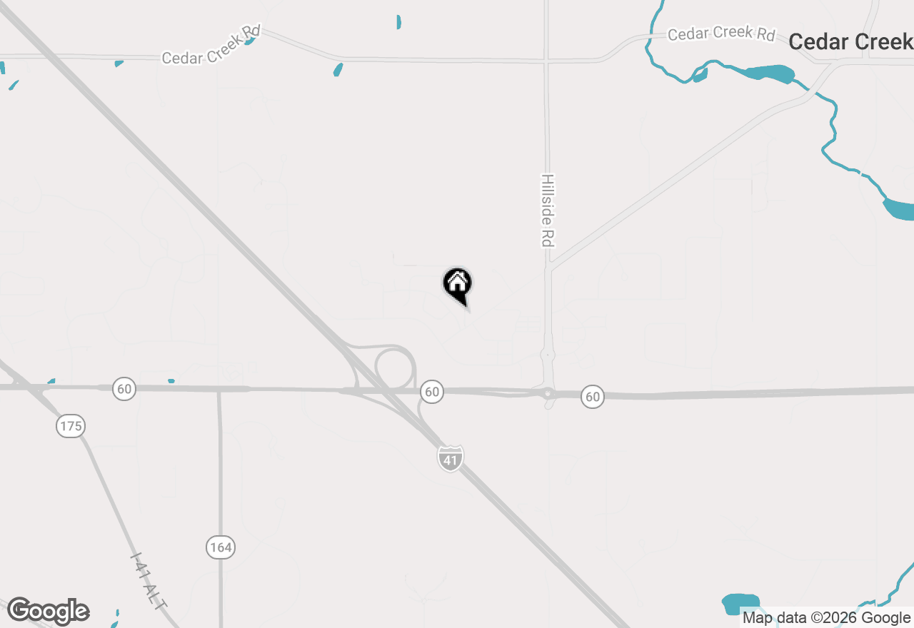 Map of 1878 Woodland Way #433-4, Slinger, WI 53086