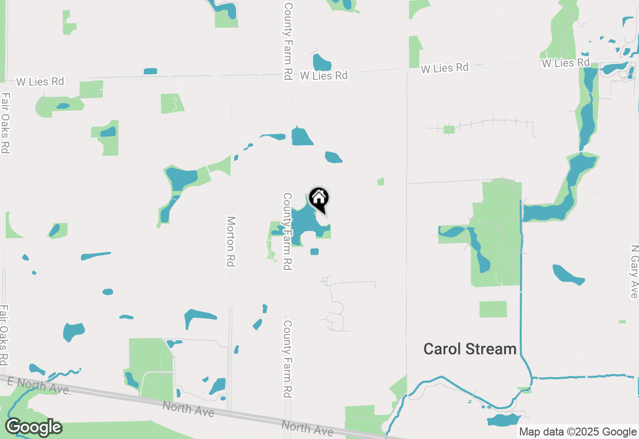 Map of 676 Quincy Court, Carol Stream, IL 60188