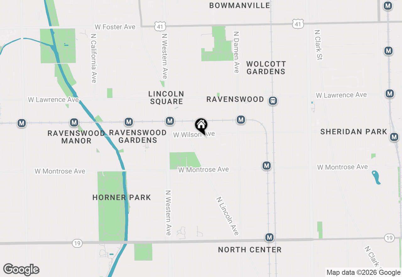 Map of 4542 N Leavitt Street, Chicago, IL 60625