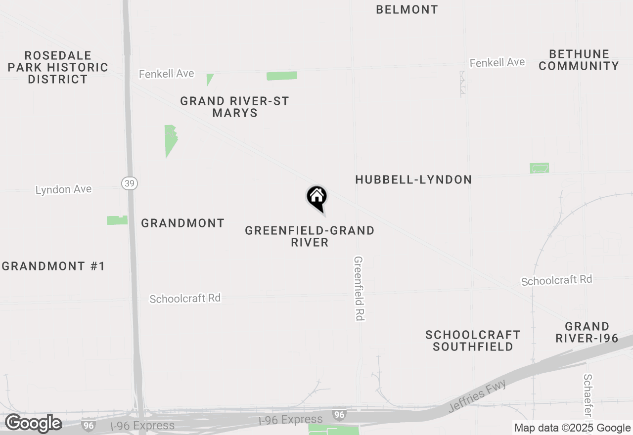 Map of 14311 Forrer Street, Detroit, MI 48227