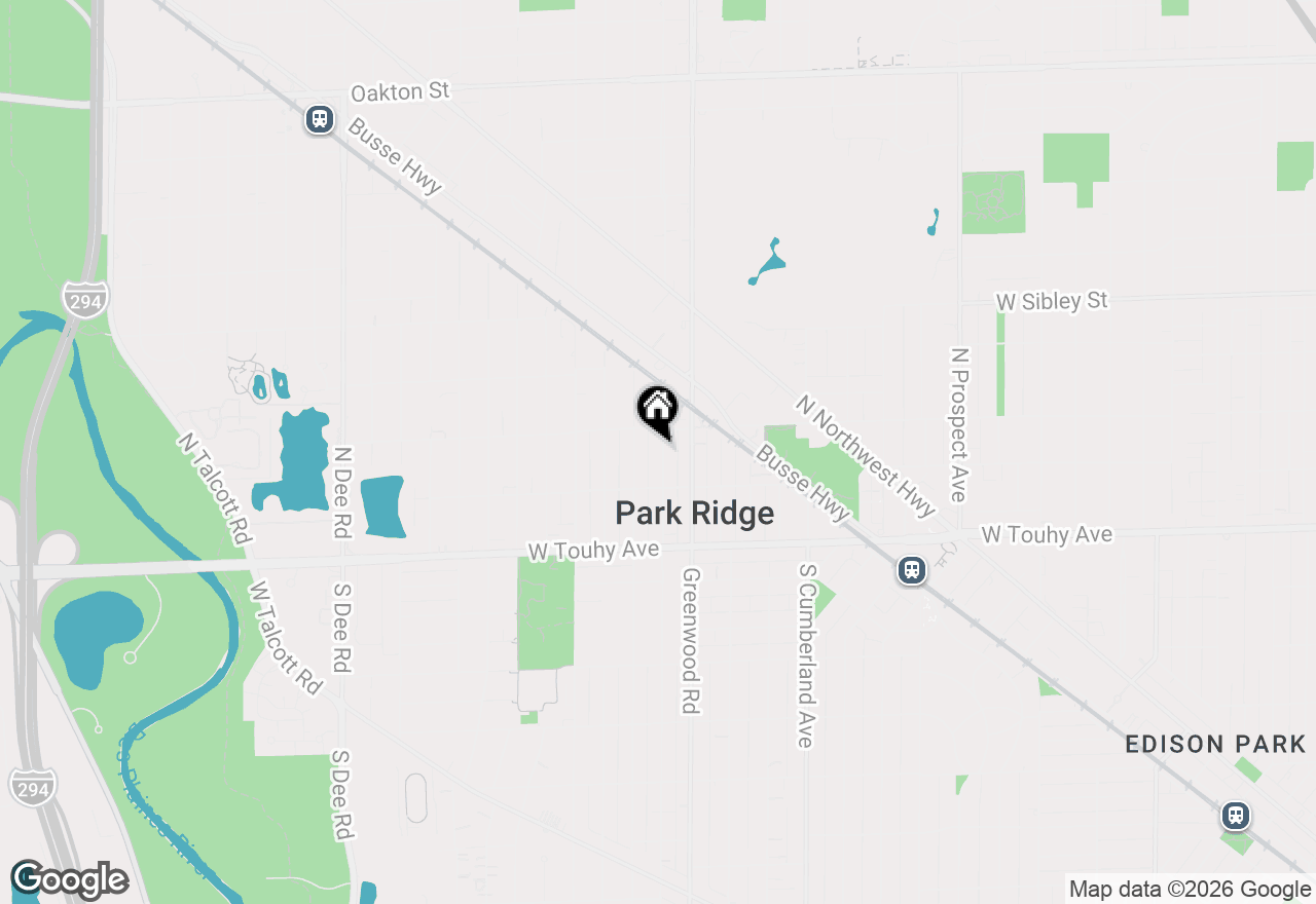 Map of 230 N Delphia Avenue, Park Ridge, IL 60068