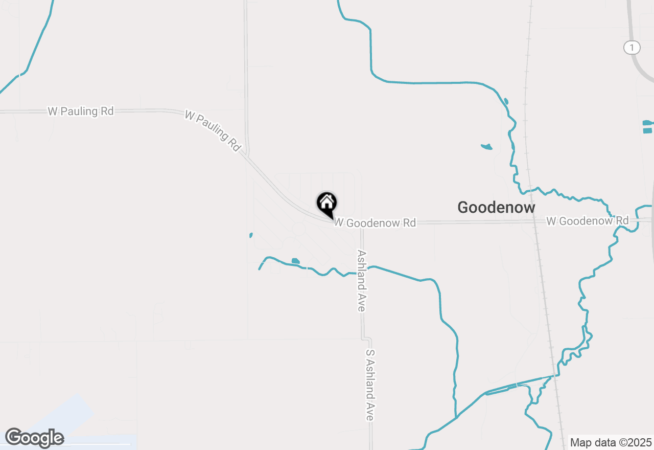 Map of 10 Meadowlark Lane, Beecher, IL 60401