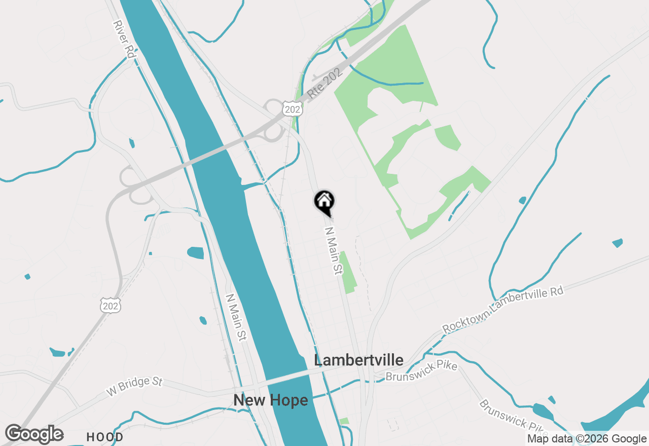 Map of 247 N Main Street, Lambertville, NJ 08530