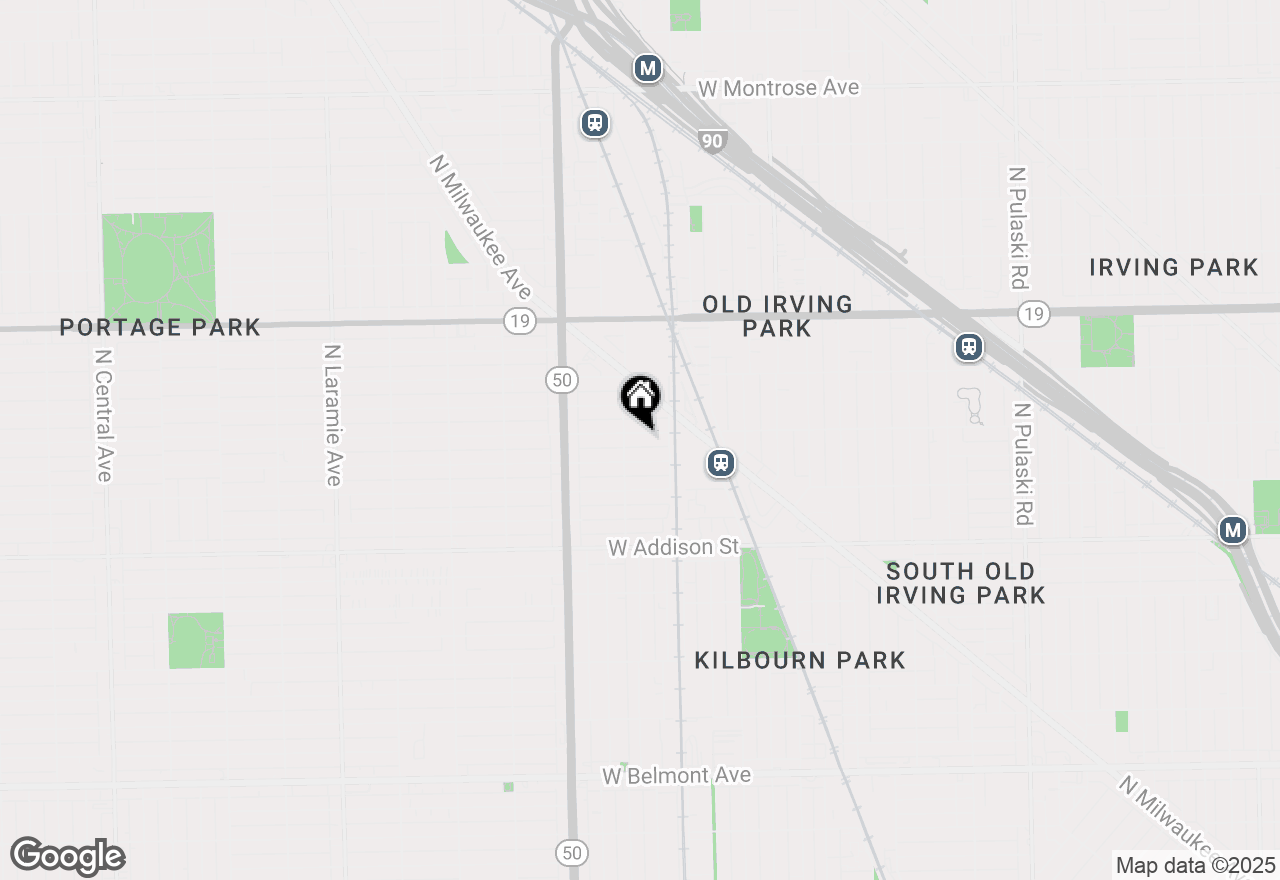 Map of 4633 W Grace Street, Chicago, IL 60641