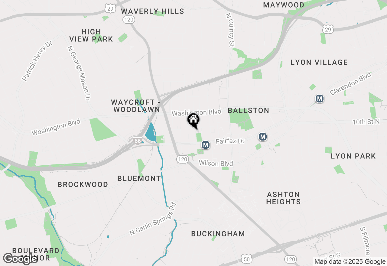 Map of 1050 N Taylor Street #1-702, Arlington, VA 22201