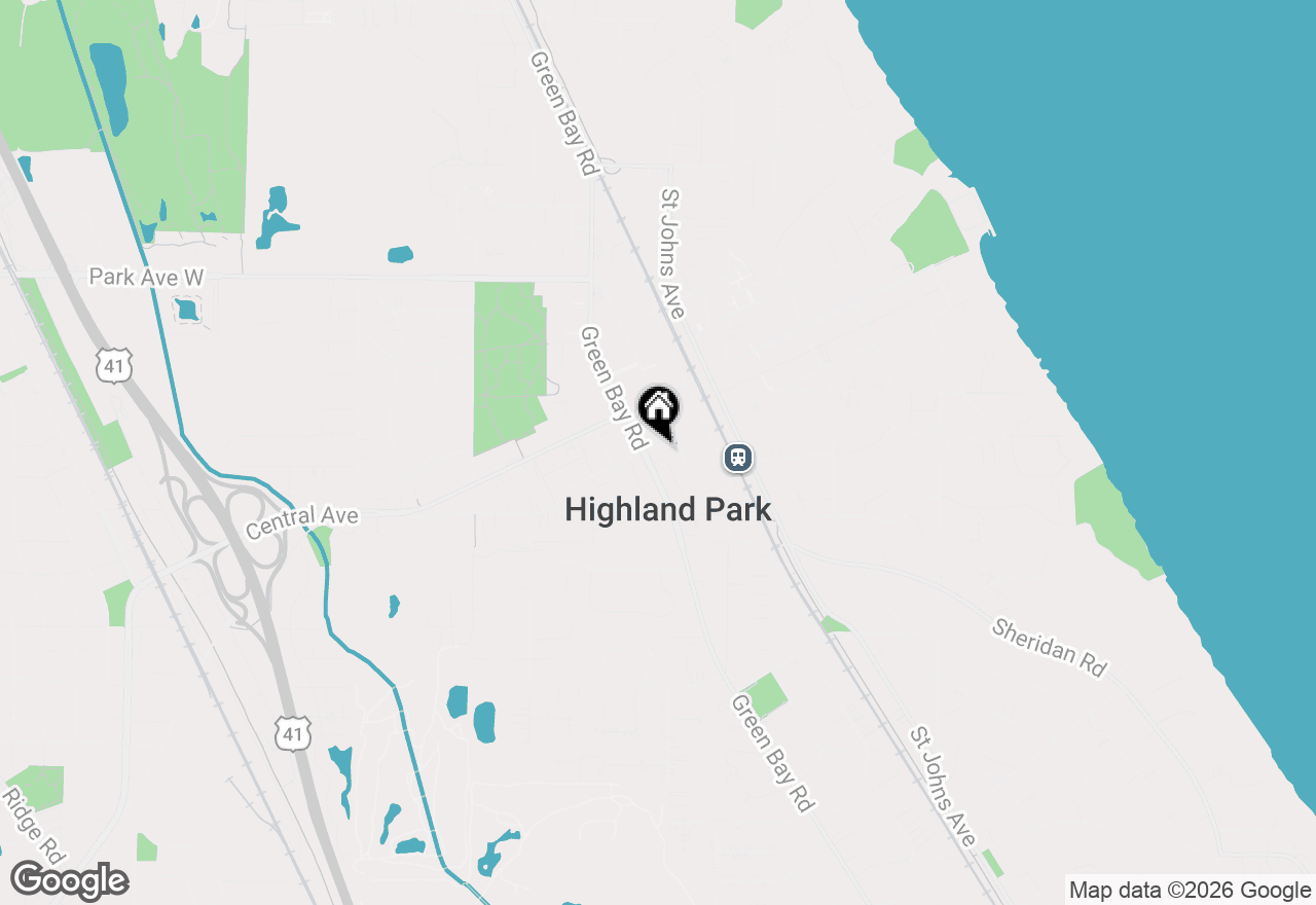 Map of 650 Laurel Avenue #303, Highland Park, IL 60035