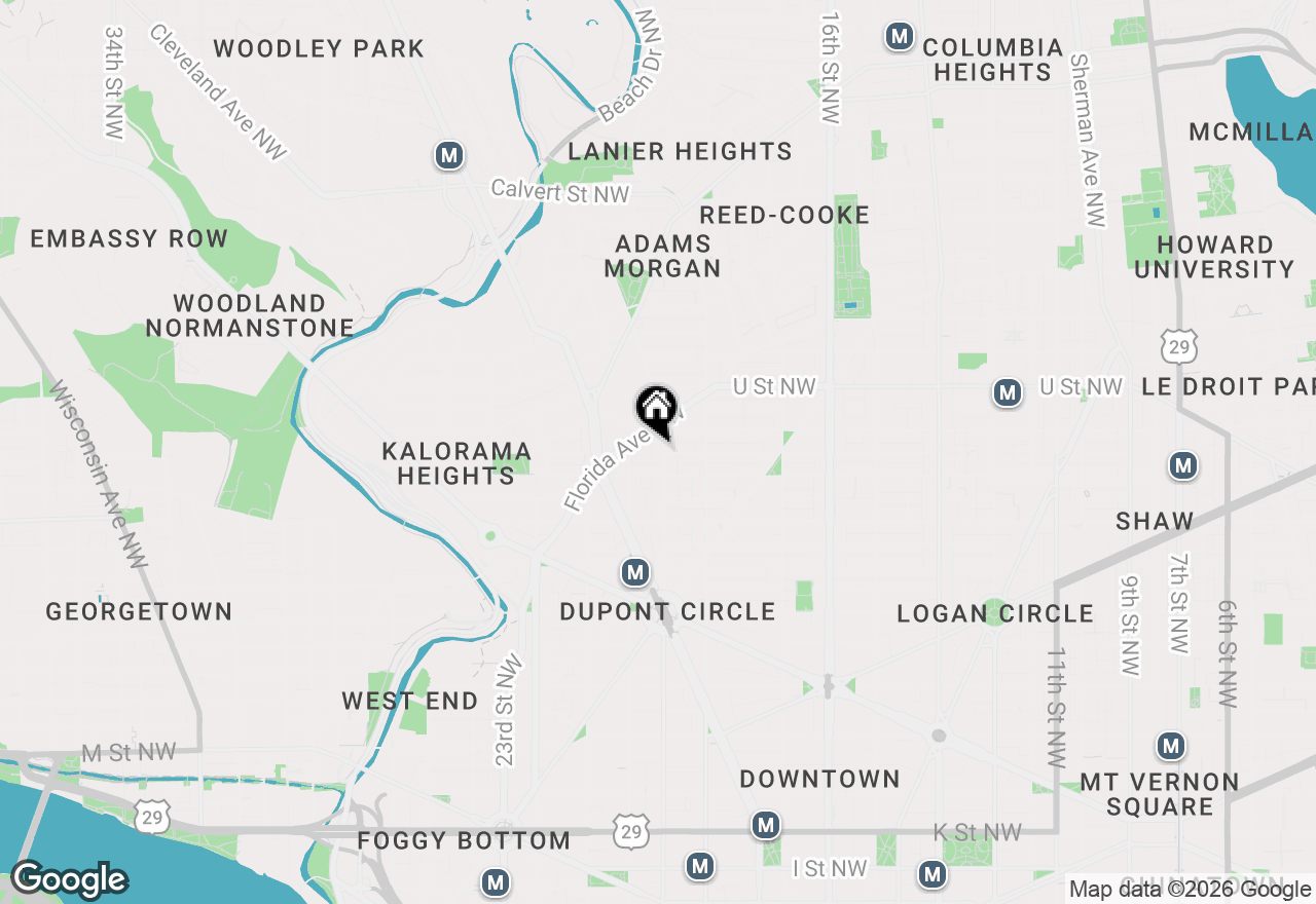 Map of 1820 19th Street Nw #4, Washington, DC 20009