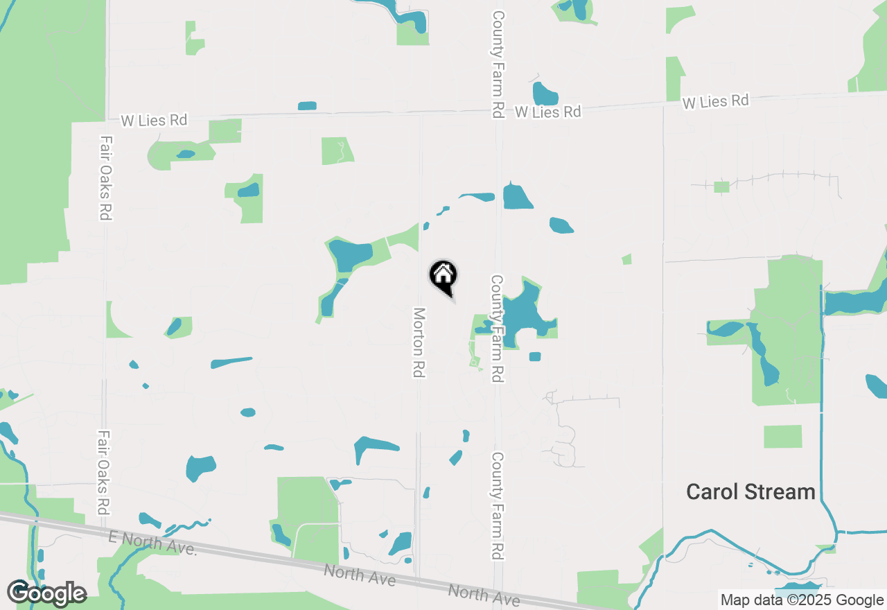 Map of 716 Sand Creek Drive, Carol Stream, IL 60188