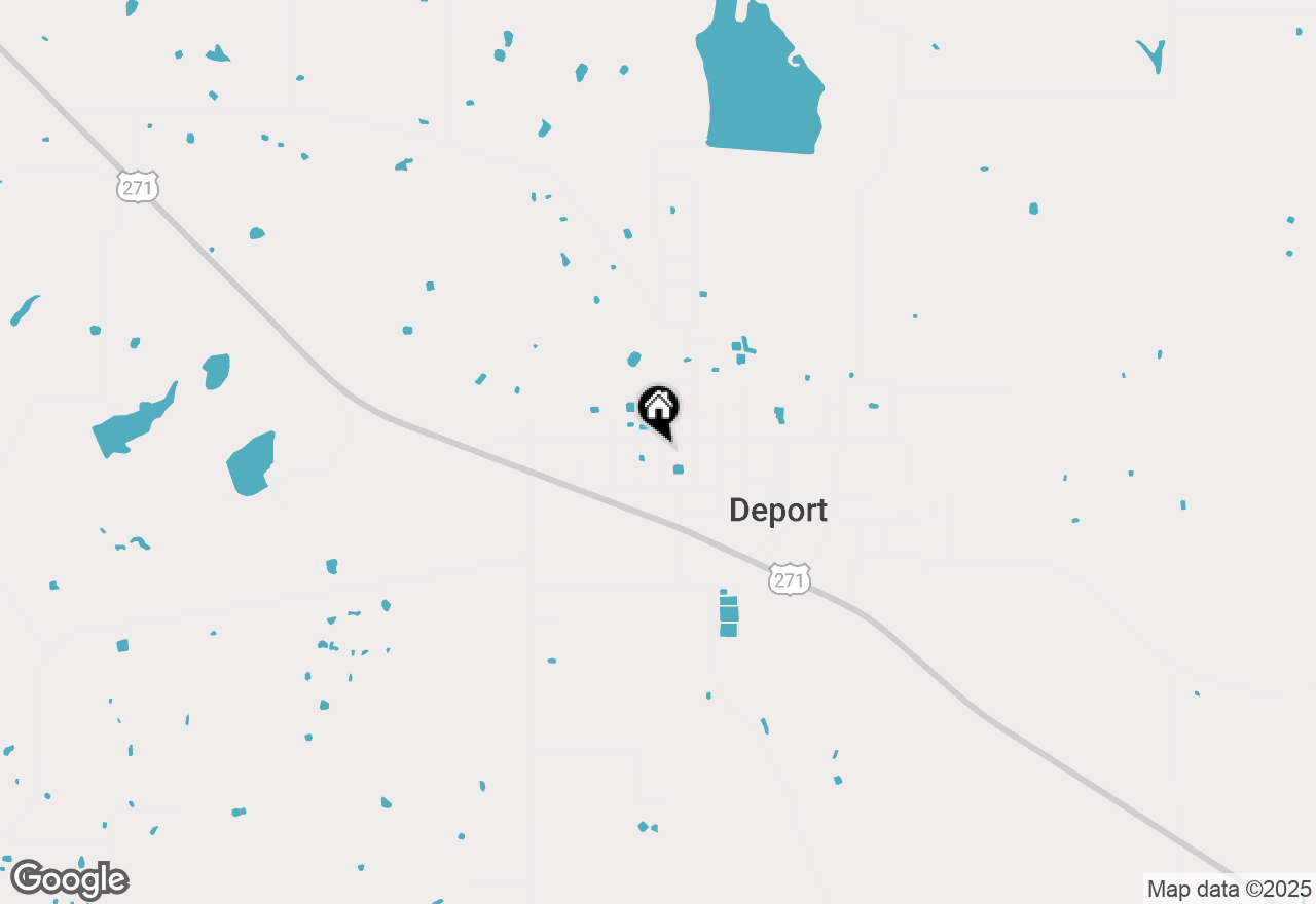 Map of 403 Monroe Street, Deport, TX 75435