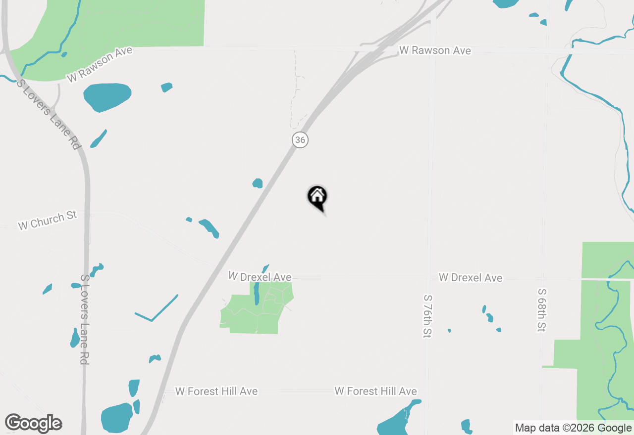 Map of 7613 S 83rd St, Franklin, WI 53132