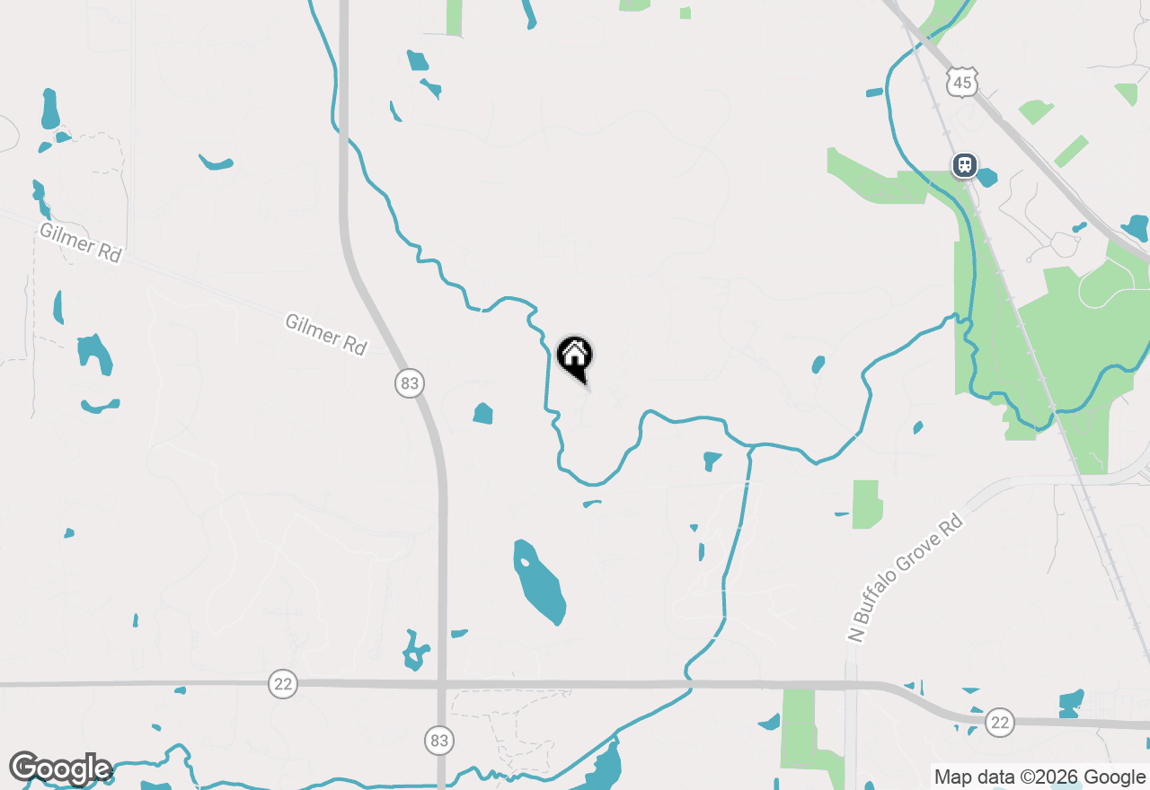 Map of 5644 Oakwood Circle, Long Grove, IL 60047