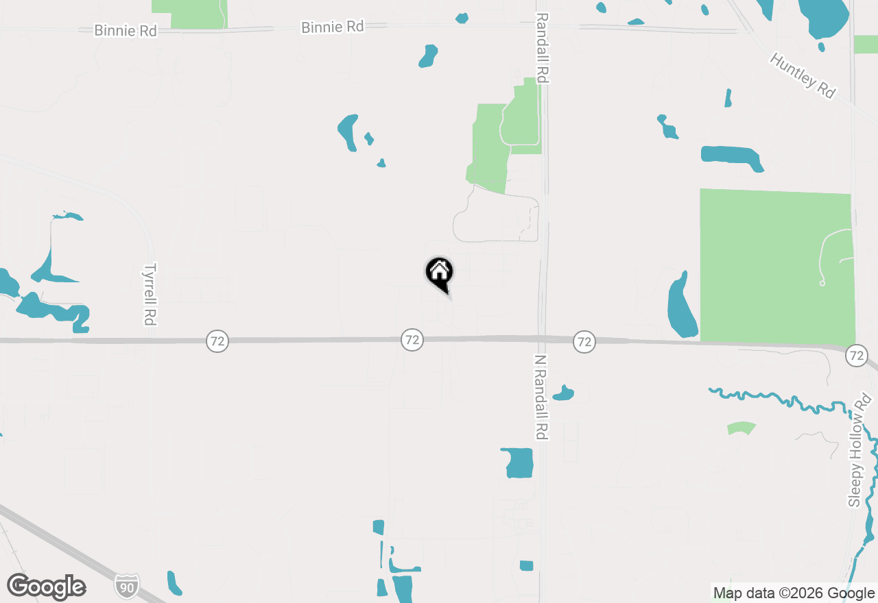 Map of 233 Settlers Place, West Dundee, IL 60118