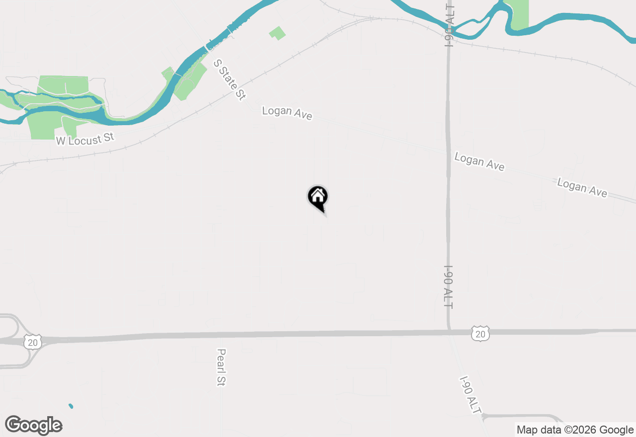 Map of 1221 Warren Avenue, Belvidere, IL 61008