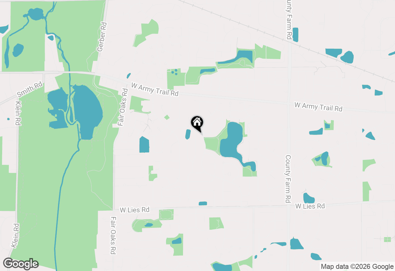 Map of 1289 Narragansett Drive, Carol Stream, IL 60188