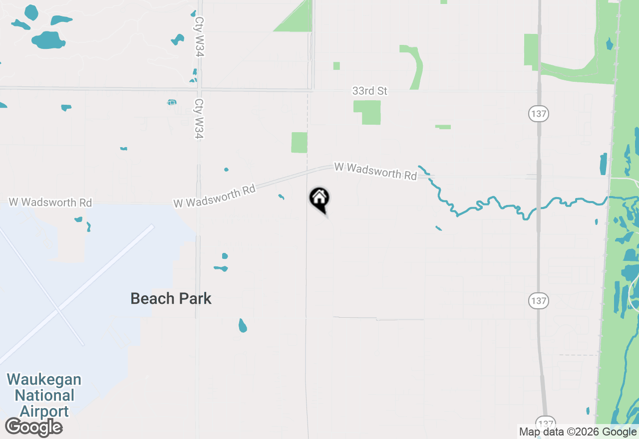 Map of 1122 Leo Singer Lane, Zion, IL 60099