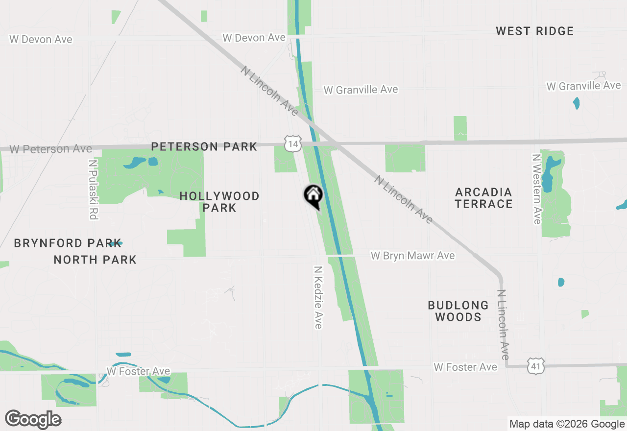 Map of 5721 N Jersey Avenue, Chicago, IL 60659
