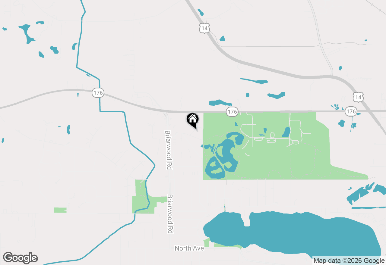 Map of 1334 Coronado Vista Street, Crystal Lake, IL 60014