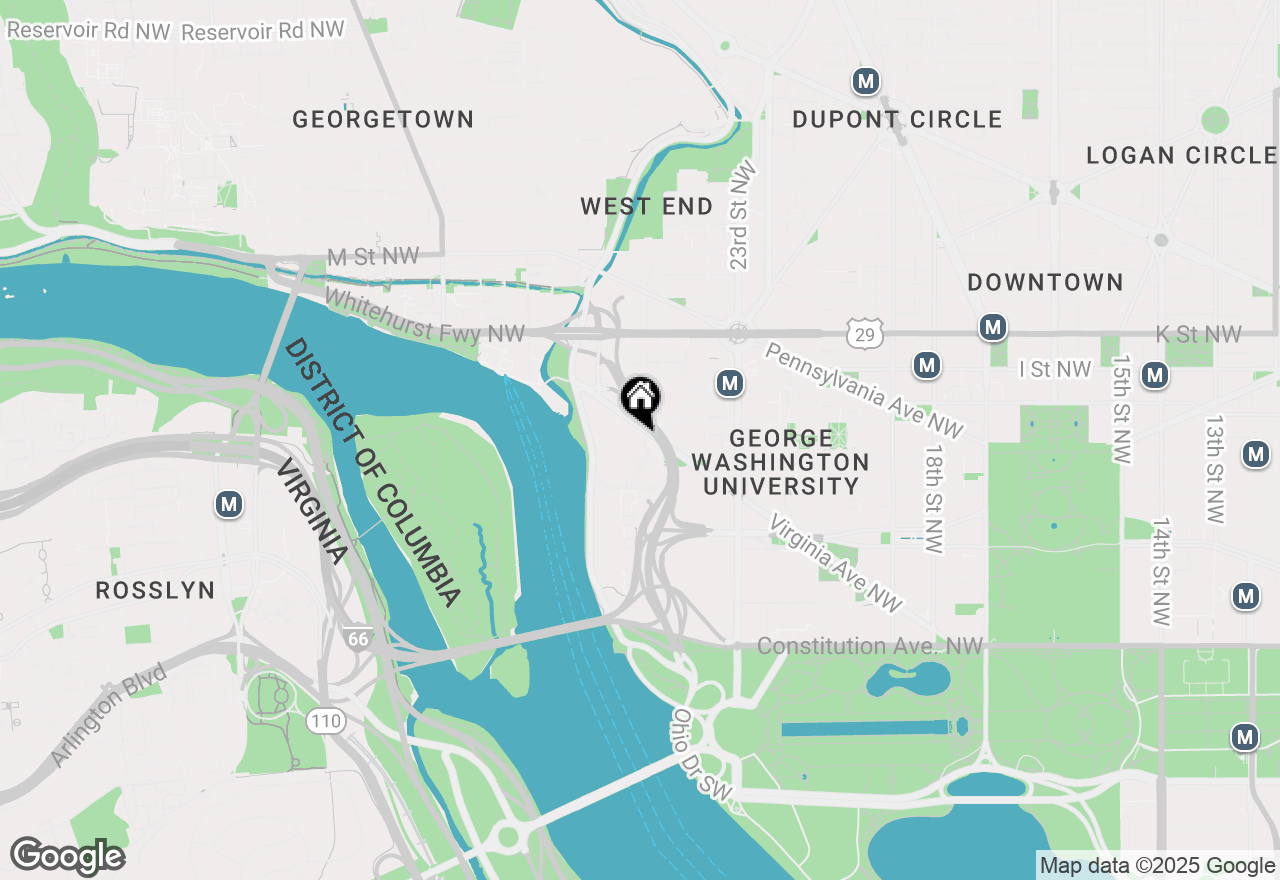 Map of 2510 Virginia Avenue Nw #1405-N, Washington, DC 20037