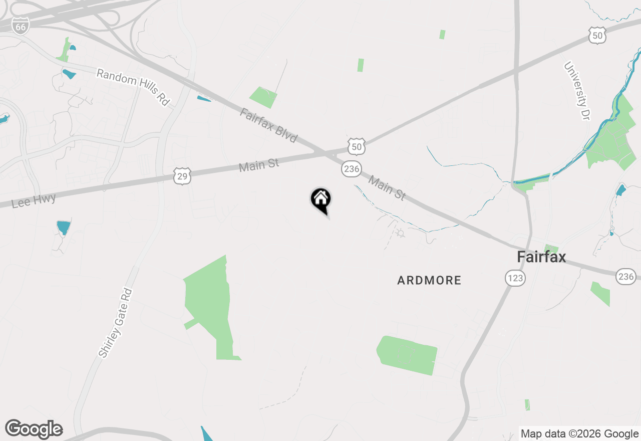 Map of 4103 Chestnut Street, Fairfax, VA 22030