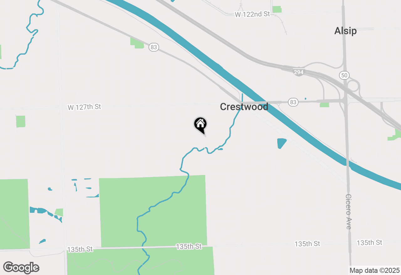 Map of 12817 Carriage Lane #5, Crestwood, IL 60418