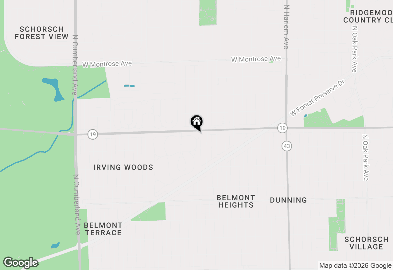 Map of 7707 W Irving Park Road #308, Chicago, IL 60634