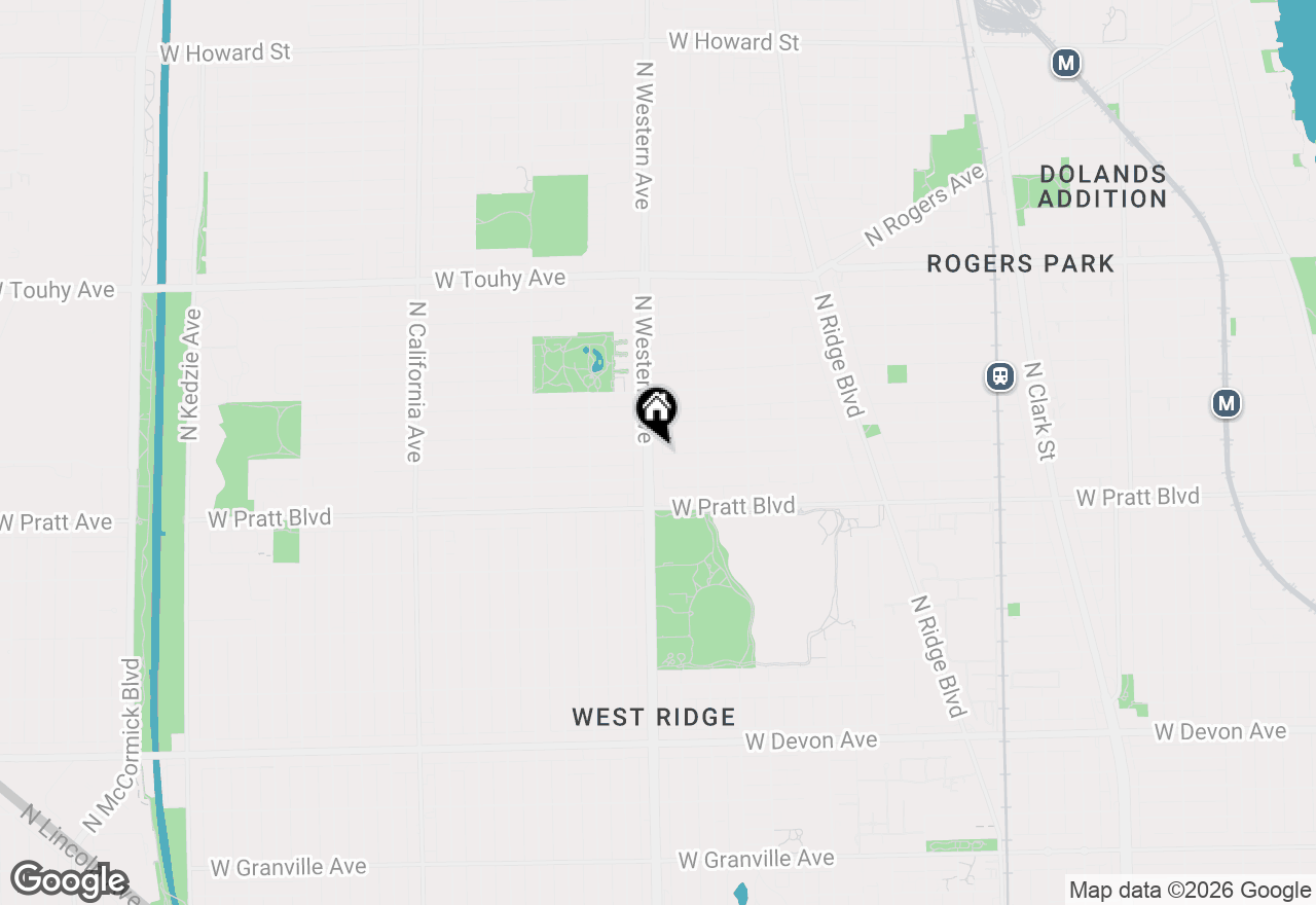 Map of 6915 N Western Avenue #4, Chicago, IL 60645